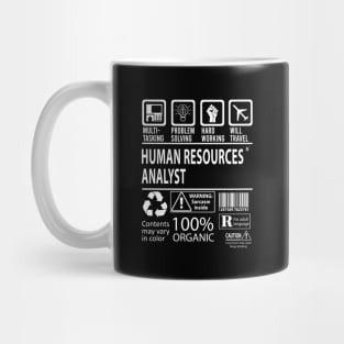 Human Resources Analyst T Shirt - MultiTasking Certified Job Gift Item Tee Mug